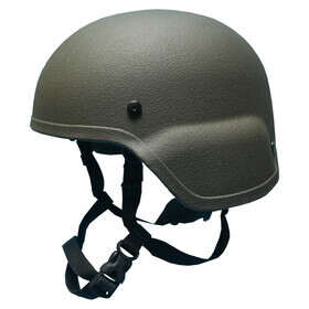 United Shield International ACH MICH Style in OD Green with USI BOA and 4D 7-pad System
